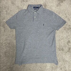 Classic Ralph Lauren Grey Slim Fit Polo